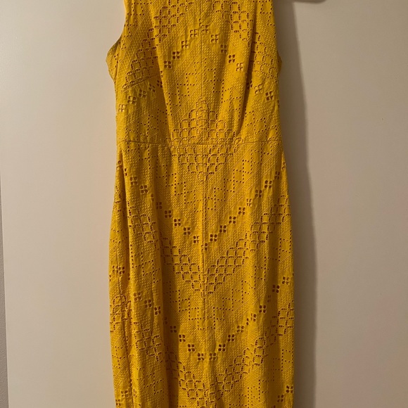 Yellow midi sheath dress - Picture 3 of 3